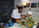 Young Shrapnel Victim Receives Mishloach Manos