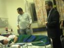 Chabad Visits Injured from Kassams in Netivot
